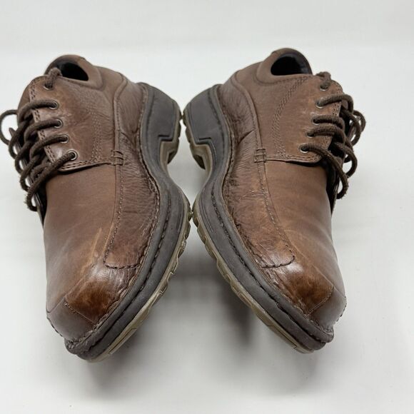 Rockport Blackville Derby Shoes Mens 10 W Wide Brown Tumbled Leather Casual main image 10